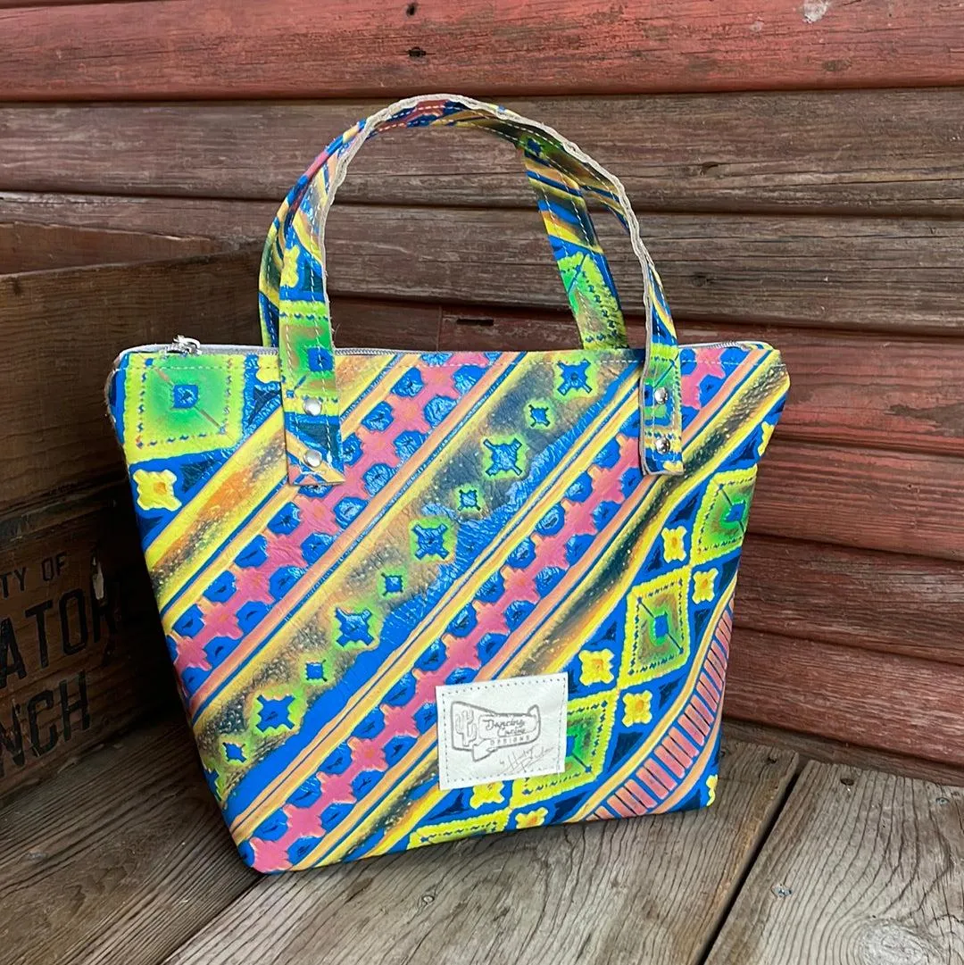 013 Feed Bag - Brindle w/ Neon Trip