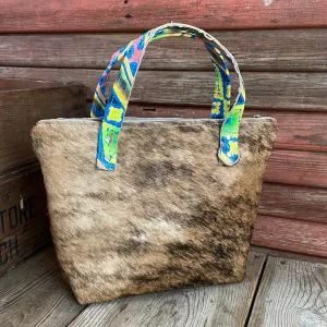 013 Feed Bag - Brindle w/ Neon Trip