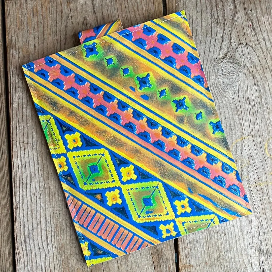 13'' Tablet Sleeve - Longhorn w/ Neon Trip