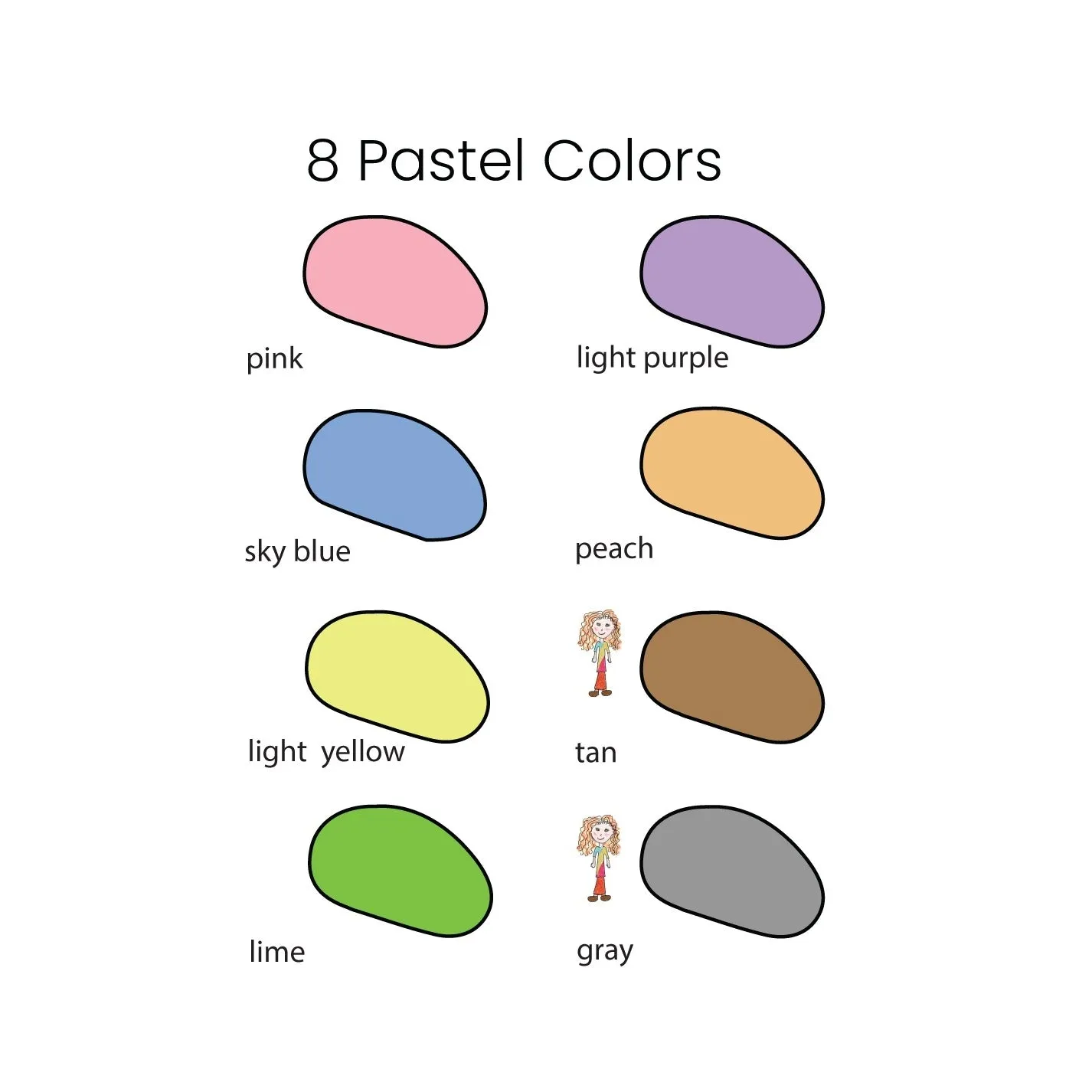 16 colors crayon rocks in a bag