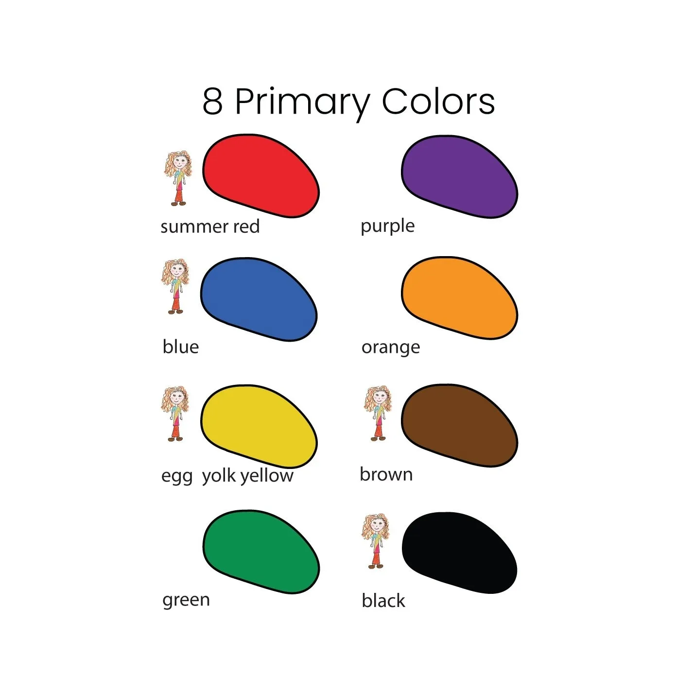 16 colors crayon rocks in a bag