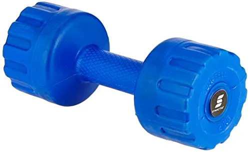 Amazon Brand - Symactive PVC Shell Dumbbells for Home Gym, Set of 2, 2 Kg