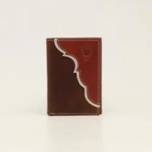 ARIAT 2-TONE TRI-FOLD WALLET