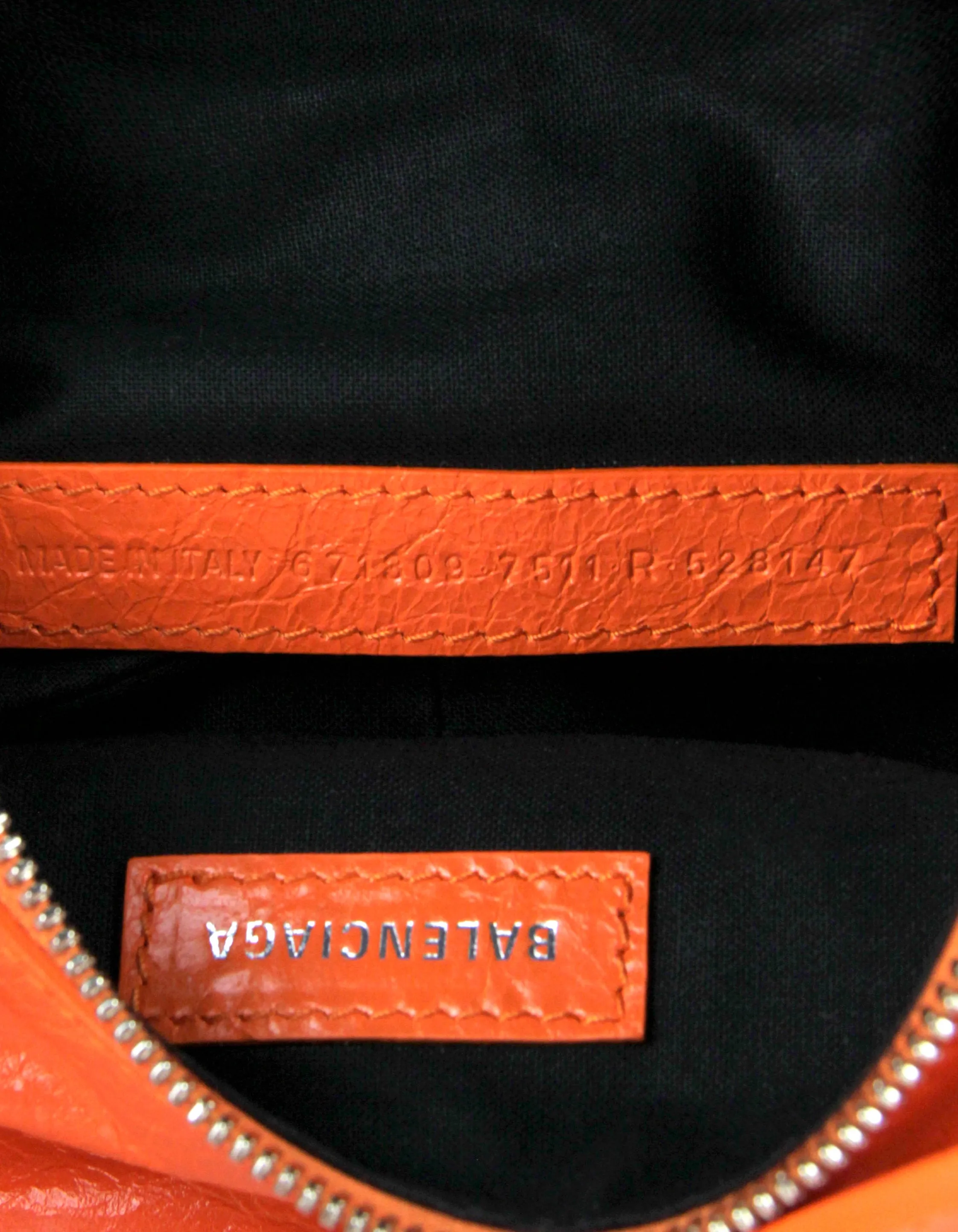 Balenciaga Neon Orange Arena Le Cagole XS Shoulder Bag
