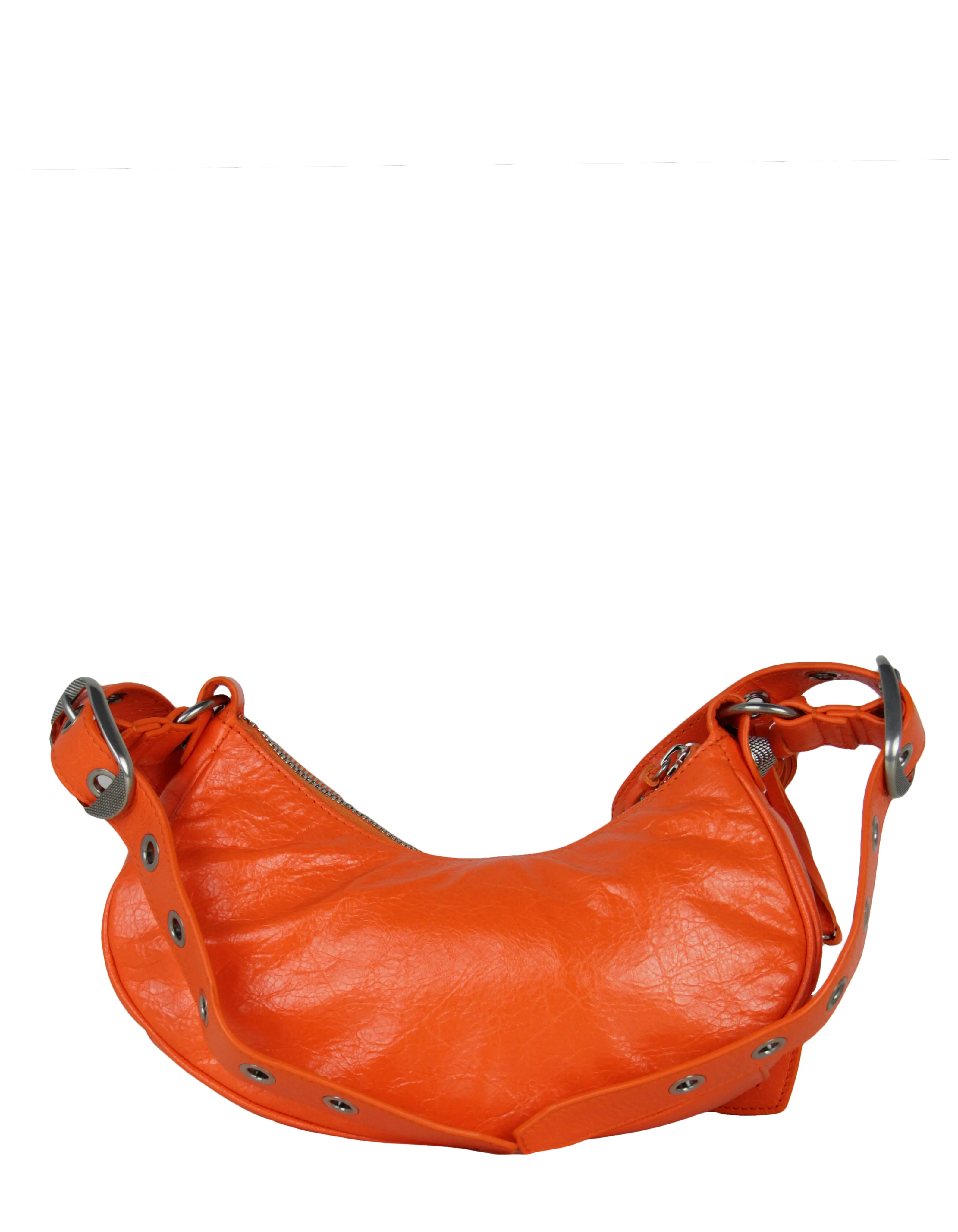Balenciaga Neon Orange Arena Le Cagole XS Shoulder Bag