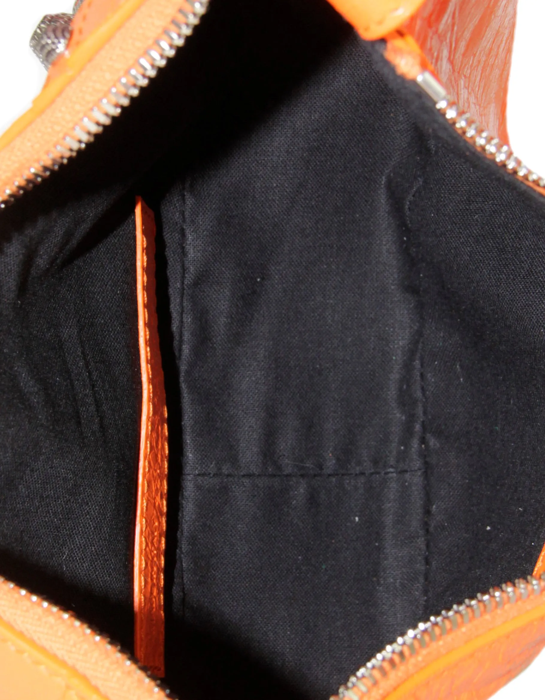Balenciaga Neon Orange Arena Le Cagole XS Shoulder Bag