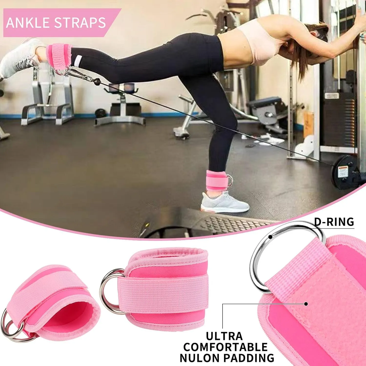 Barbell Pad Set for Squat,9 PCS Hip Thrusts Workout Foam Weight Lifting Bar Cushion
