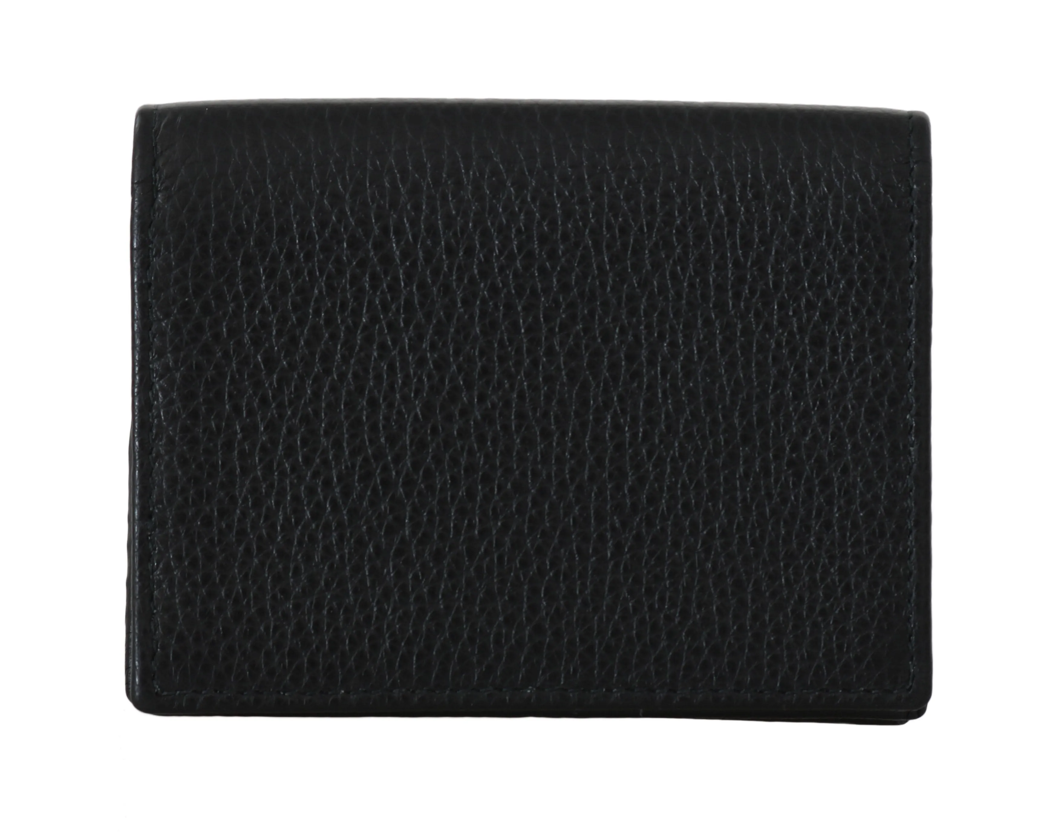 Black Leather ID Card Coin Holder Case Cover