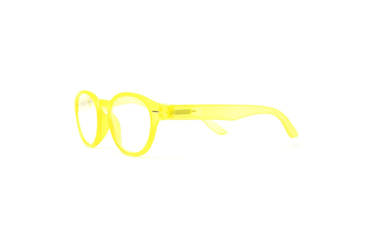 Boca Matte Yellow Unisex Reading Glasses