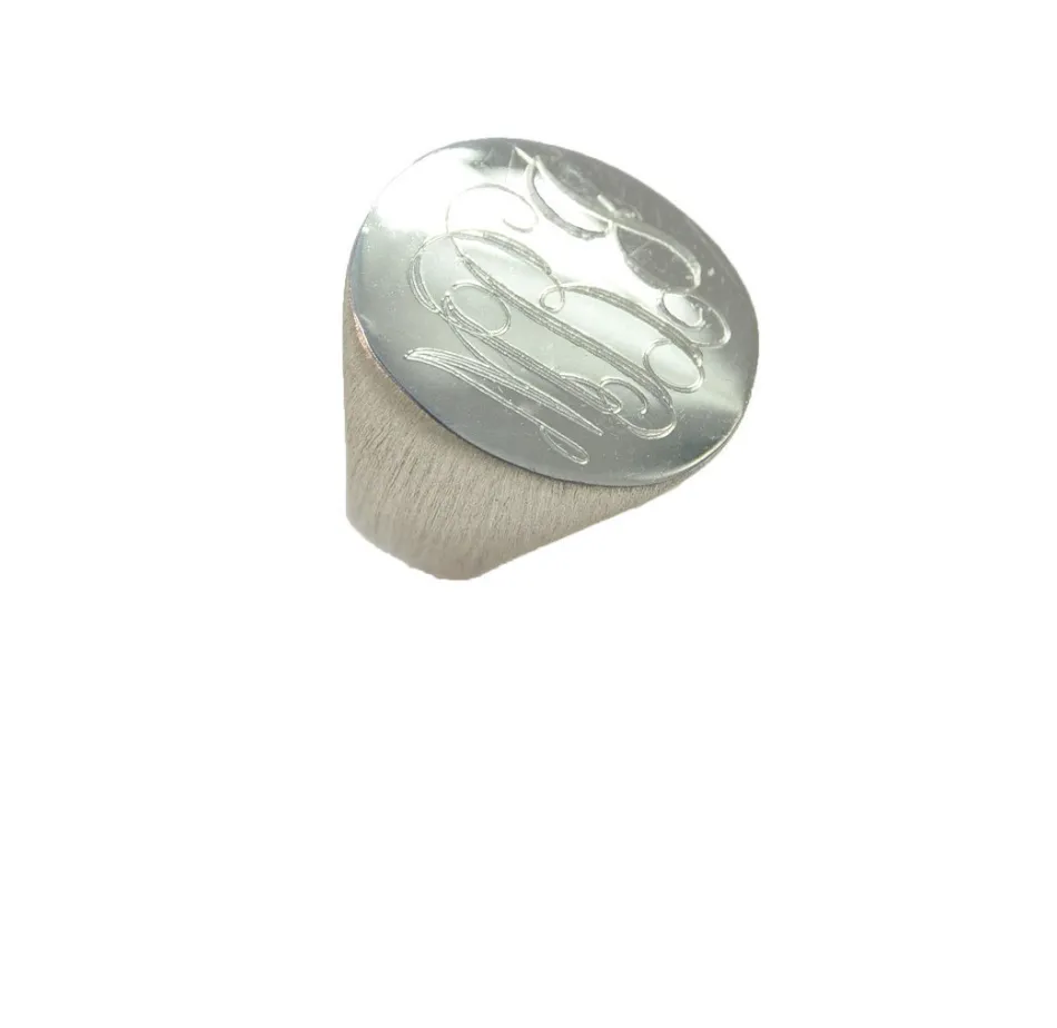 Boyfriend Signet Monogram Ring
