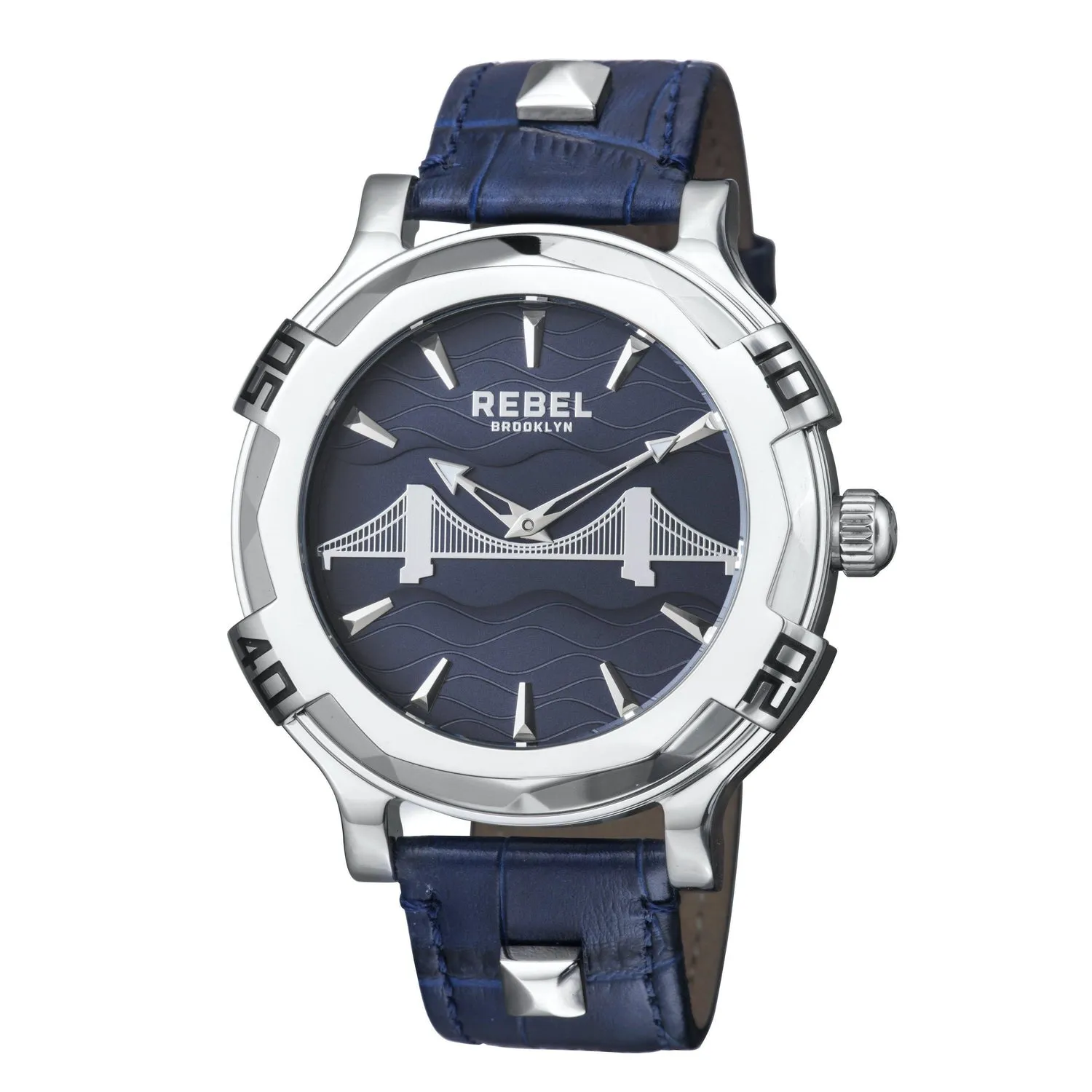 Brooklyn Bridge Blue Dial Men's Watch