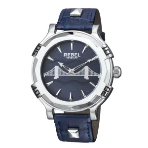 Brooklyn Bridge Blue Dial Men's Watch