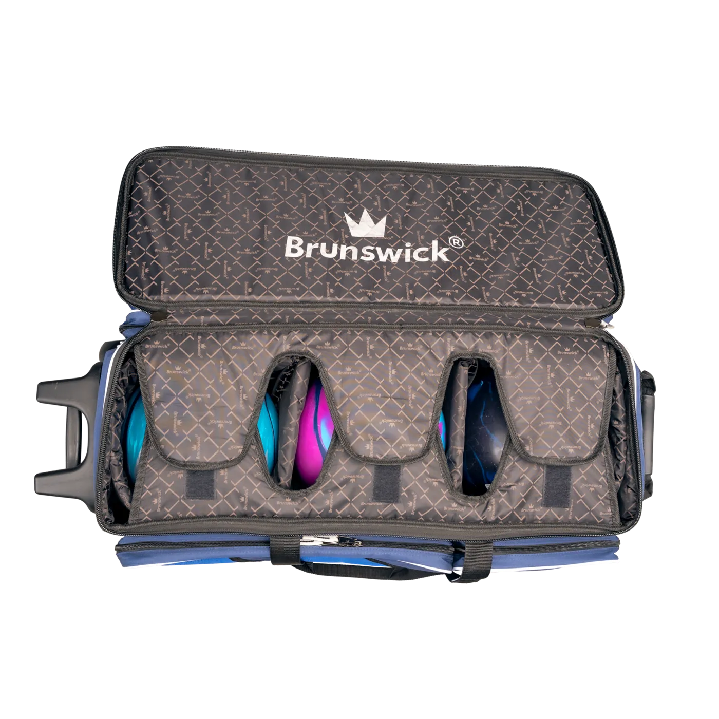 Brunswick Quest Triple Roller - Blue