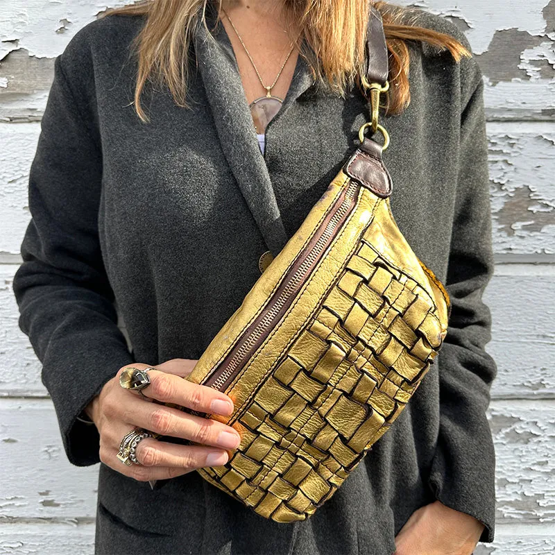 Campomaggi Gold Edera Fanny Pack