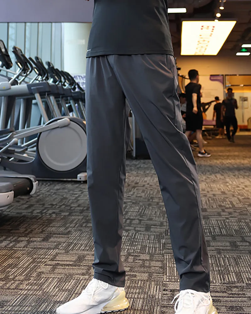 Casual Men's Light Weight Running Sports Joggers Black Blue Gray M-4XL
