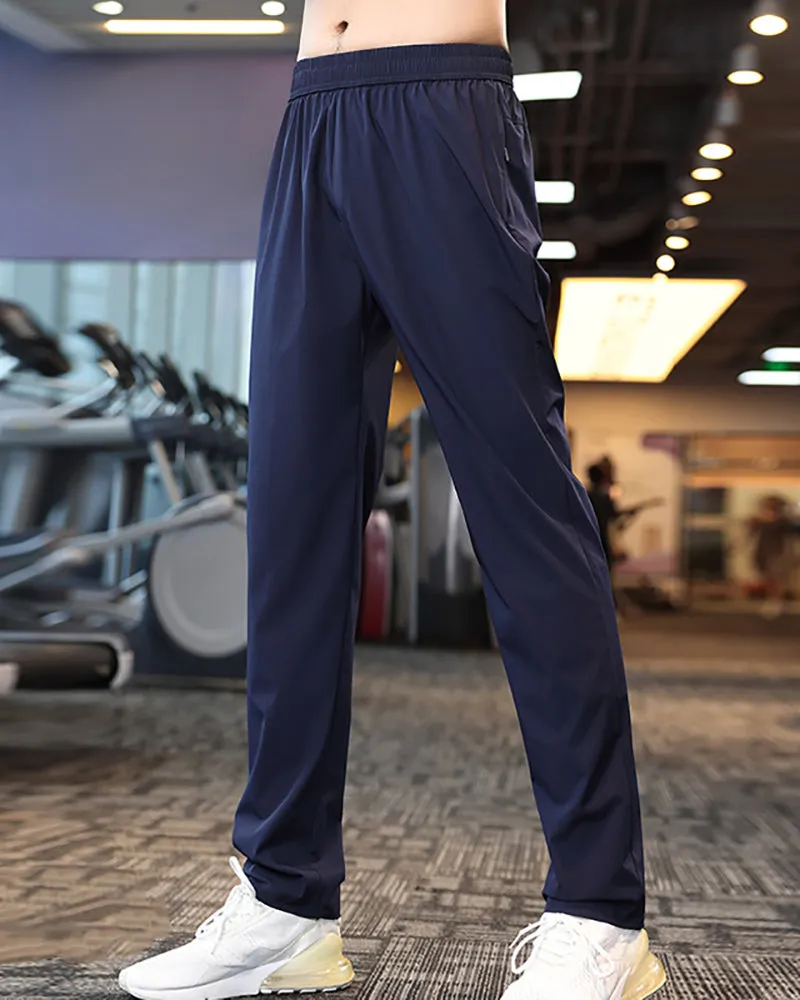 Casual Men's Light Weight Running Sports Joggers Black Blue Gray M-4XL