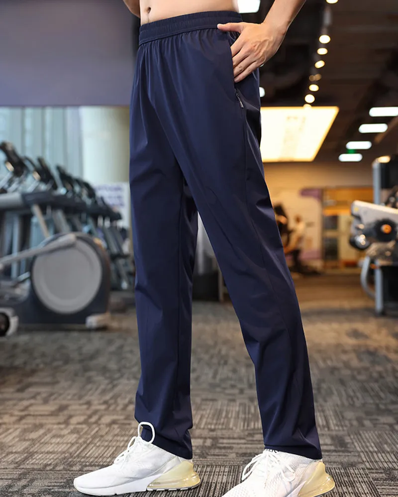 Casual Men's Light Weight Running Sports Joggers Black Blue Gray M-4XL