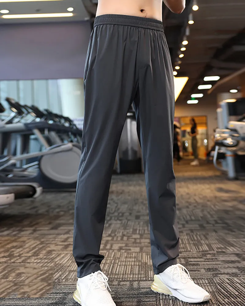 Casual Men's Light Weight Running Sports Joggers Black Blue Gray M-4XL