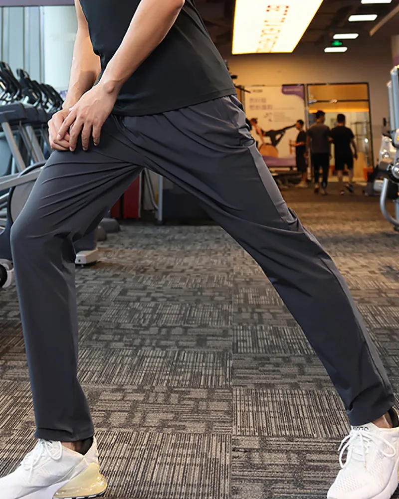 Casual Men's Light Weight Running Sports Joggers Black Blue Gray M-4XL