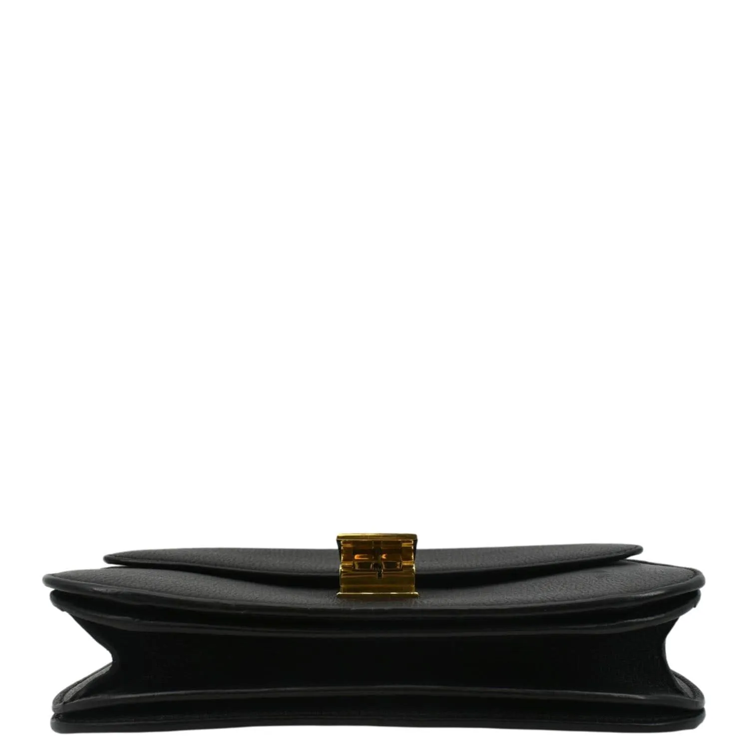 CELINE Classic Box Calfskin Leather Crossbody Bag Black