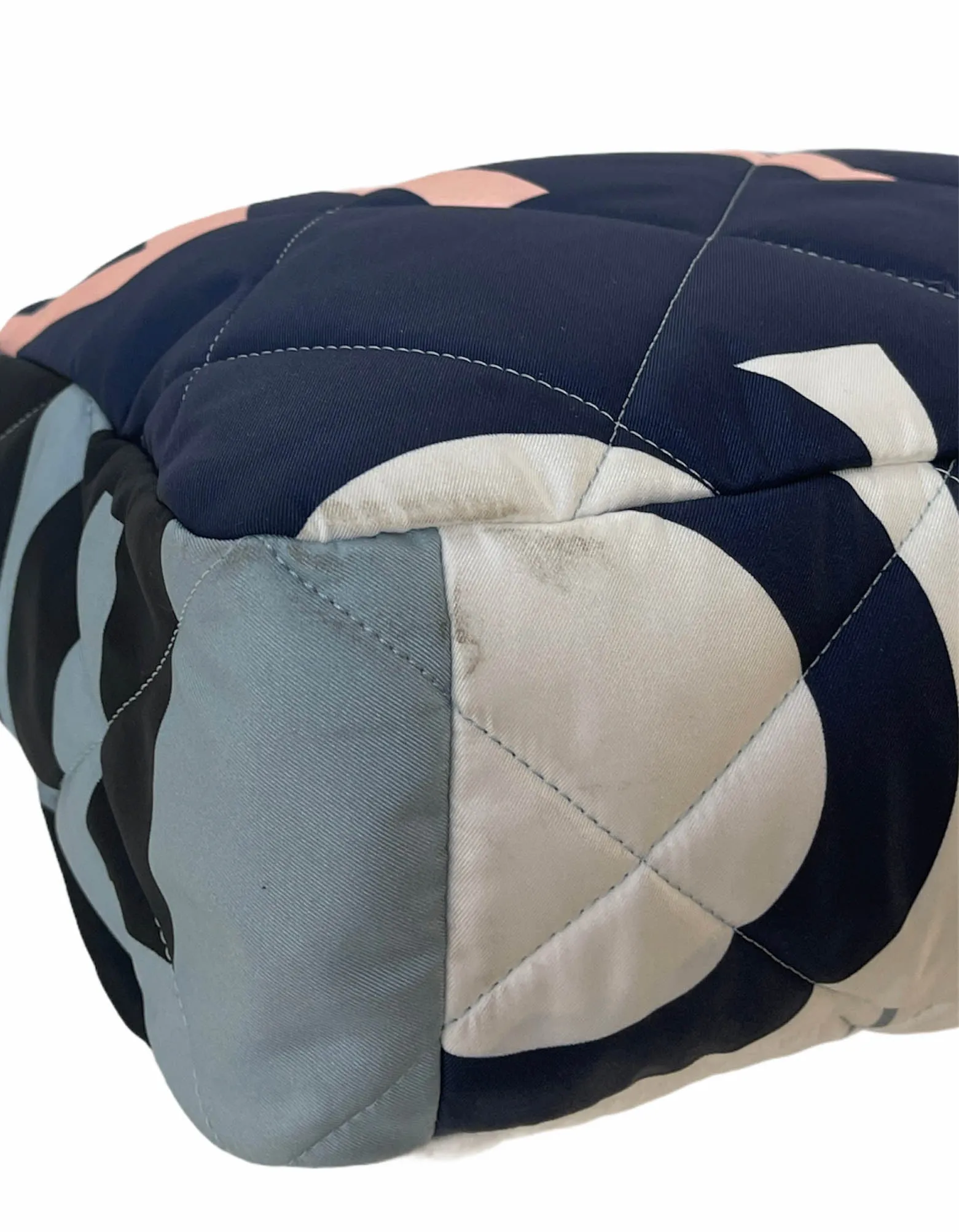 Chanel Blue/White/Black Maxi Scarf Chanel 19 Flap Bag