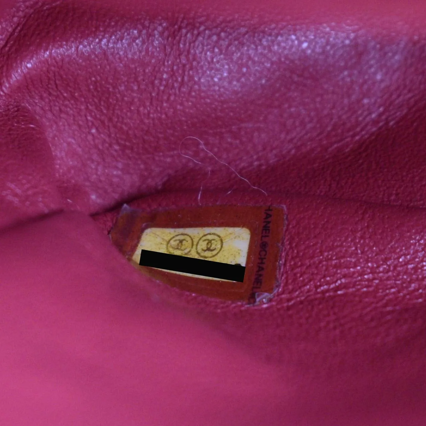 CHANEL Classic Medium Double Flap Quilted Caviar Leather Shoulder Bag Red