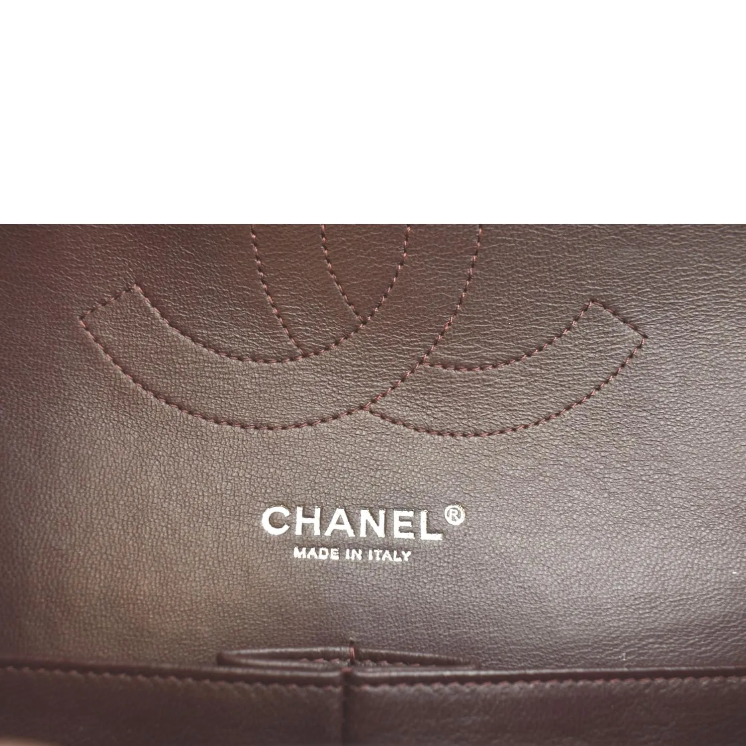 CHANEL Classic Medium Double Flap Quilted Lambskin Leather Shoulder Bag Black