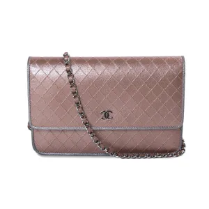 Chanel Diamond Stitch Wallet on Chain