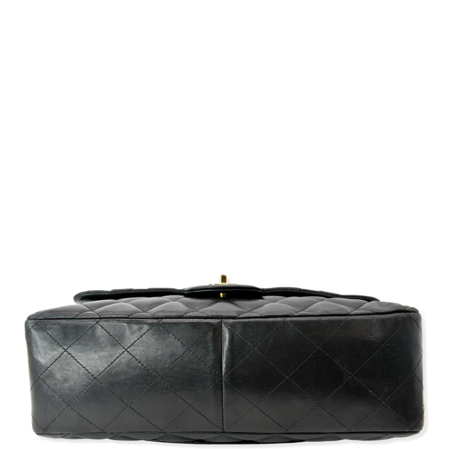 CHANEL Jumbo Classic Single Flap Lambskin Shoulder Bag Black