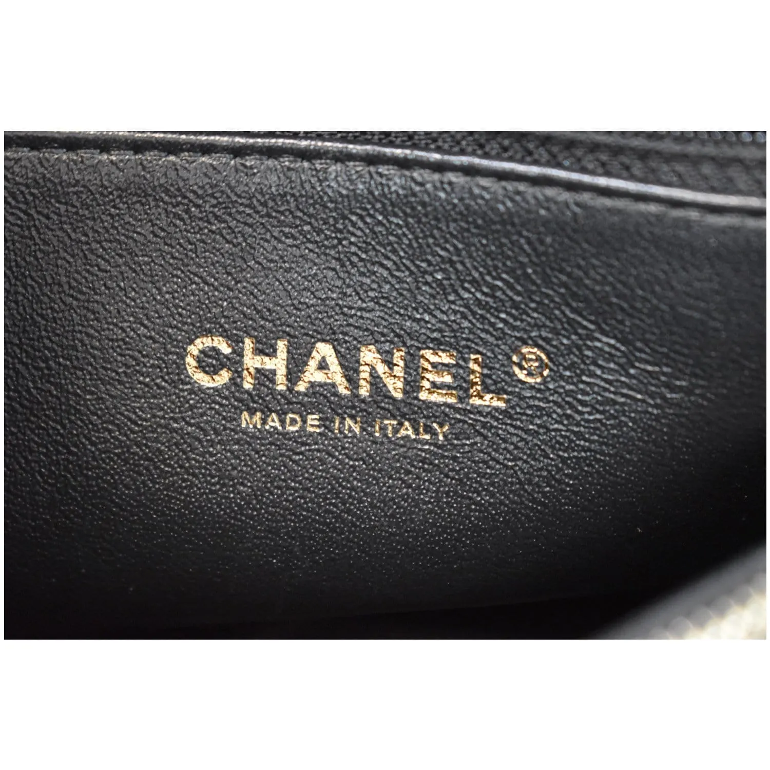 CHANEL Medium Coco Quilted Caviar Lizard Handle Shoulder Bag Black