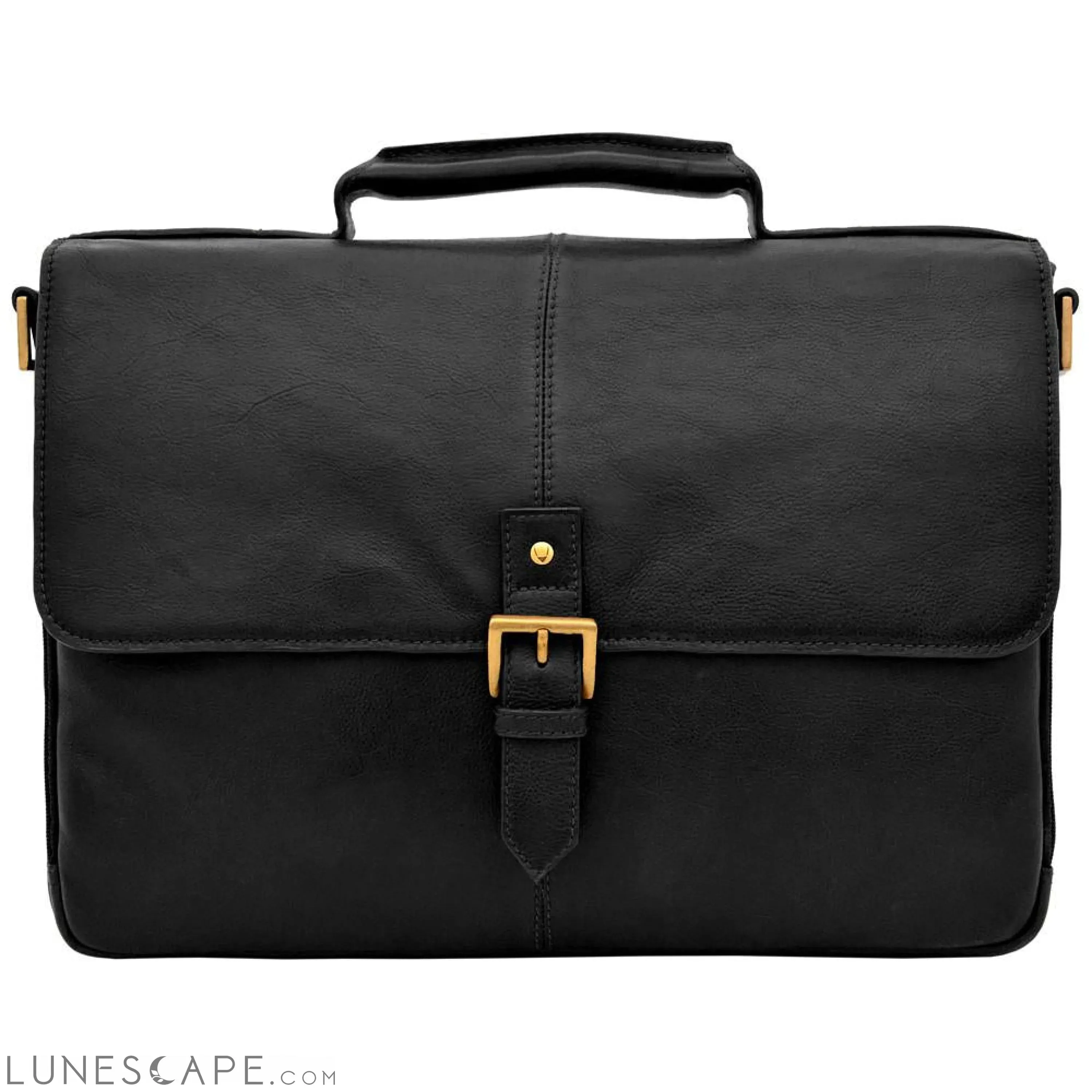 Charles 15" Laptop Compatible Leather Briefcase