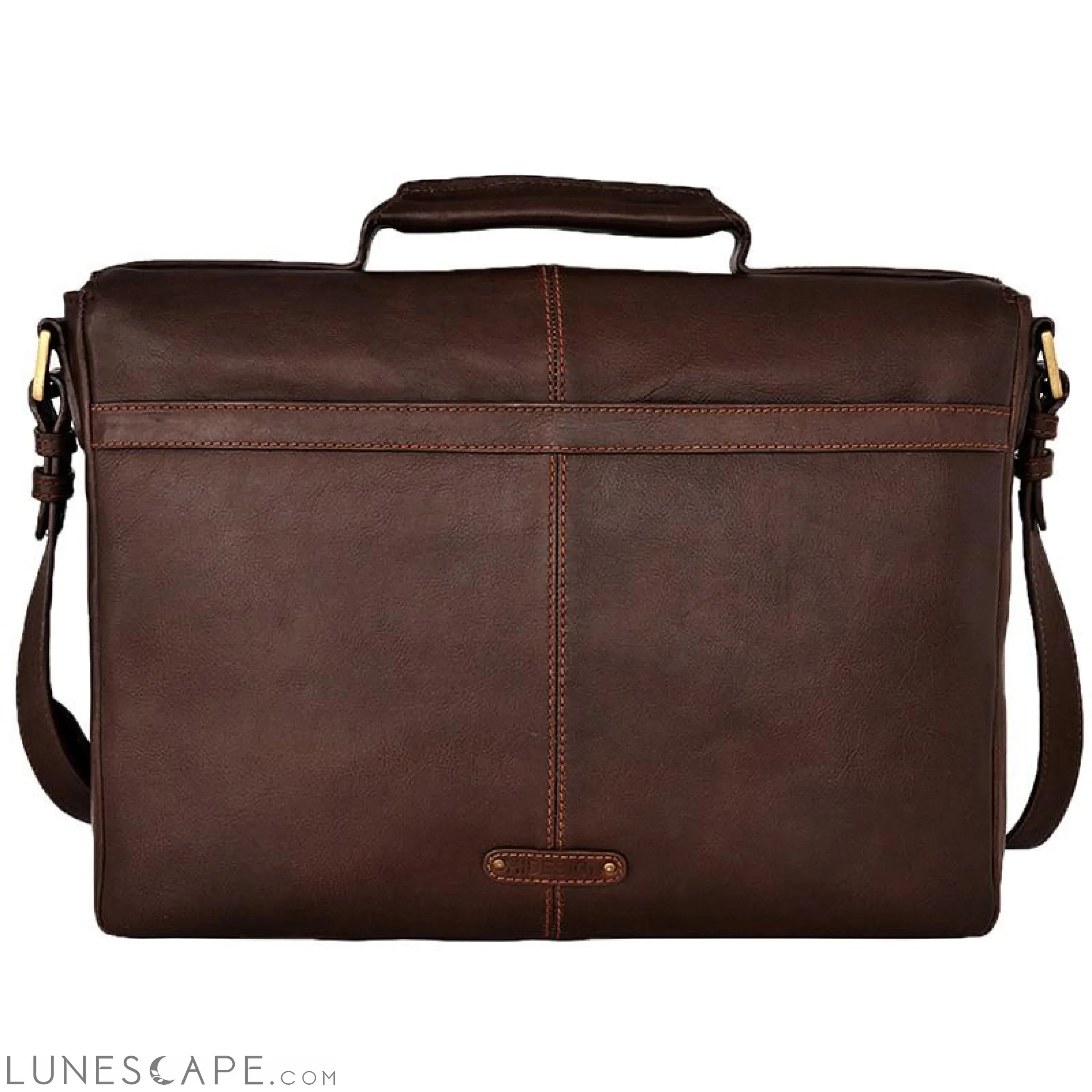 Charles 15" Laptop Compatible Leather Briefcase