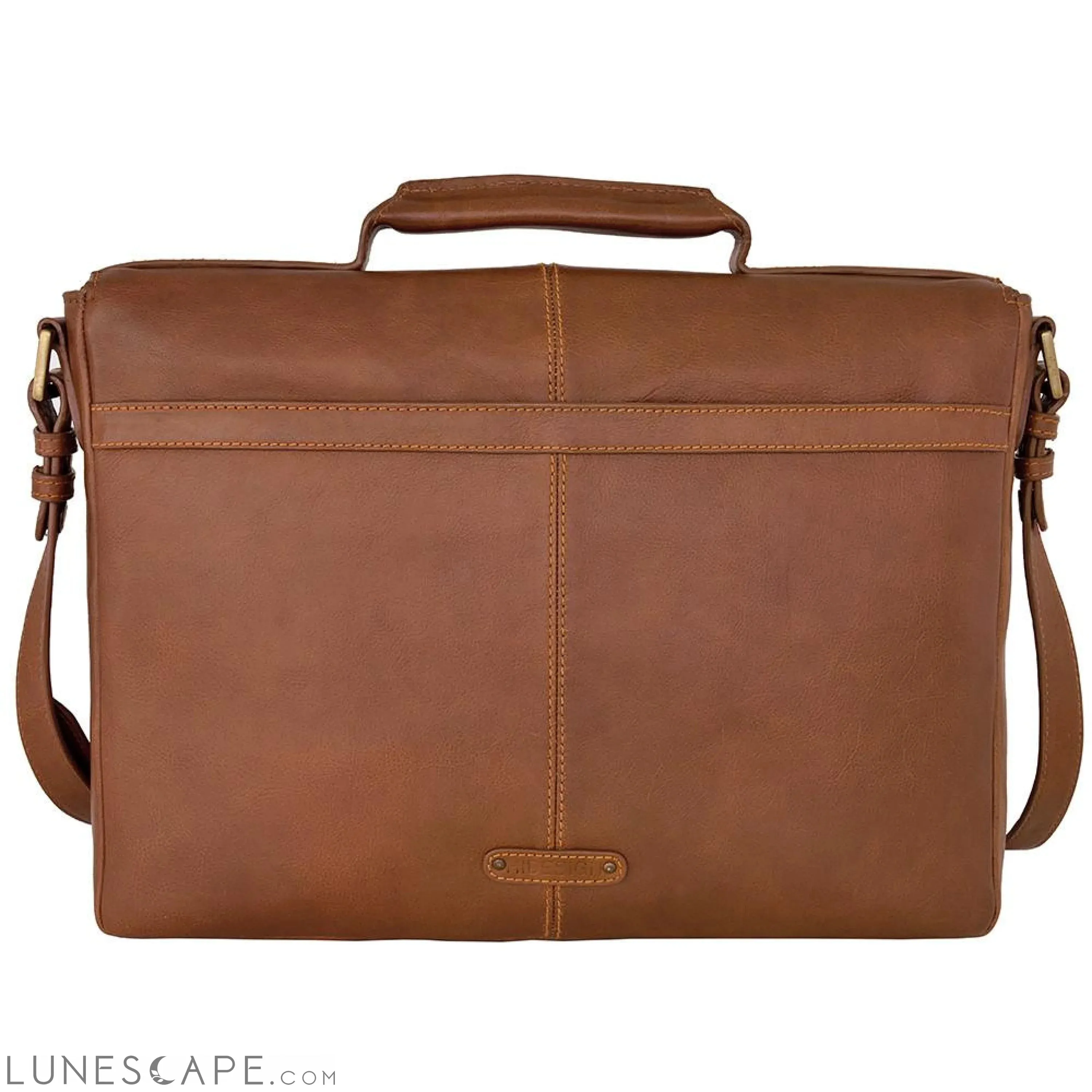Charles 15" Laptop Compatible Leather Briefcase
