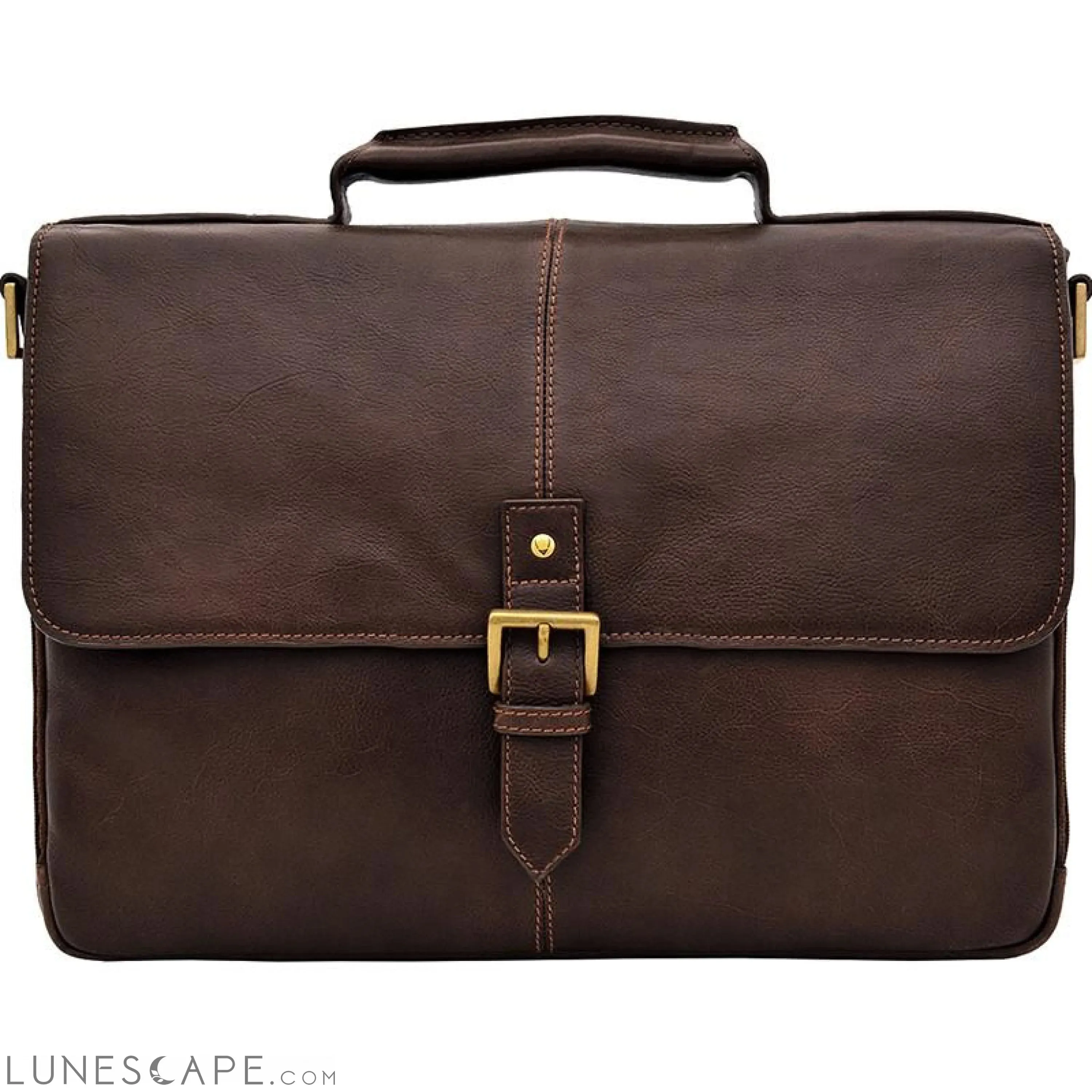 Charles 15" Laptop Compatible Leather Briefcase