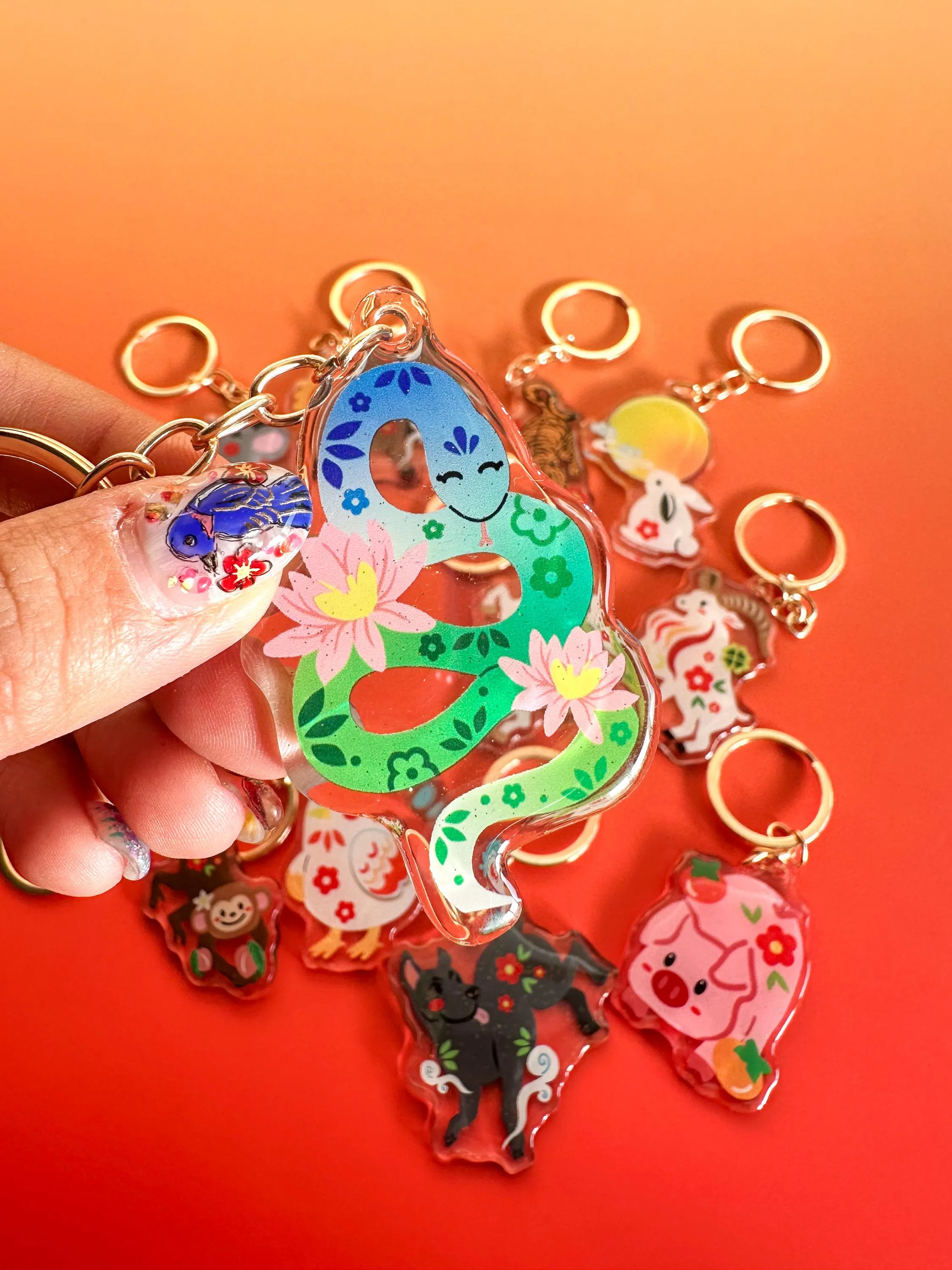 Chinese Zodiac Acrylic Keychain