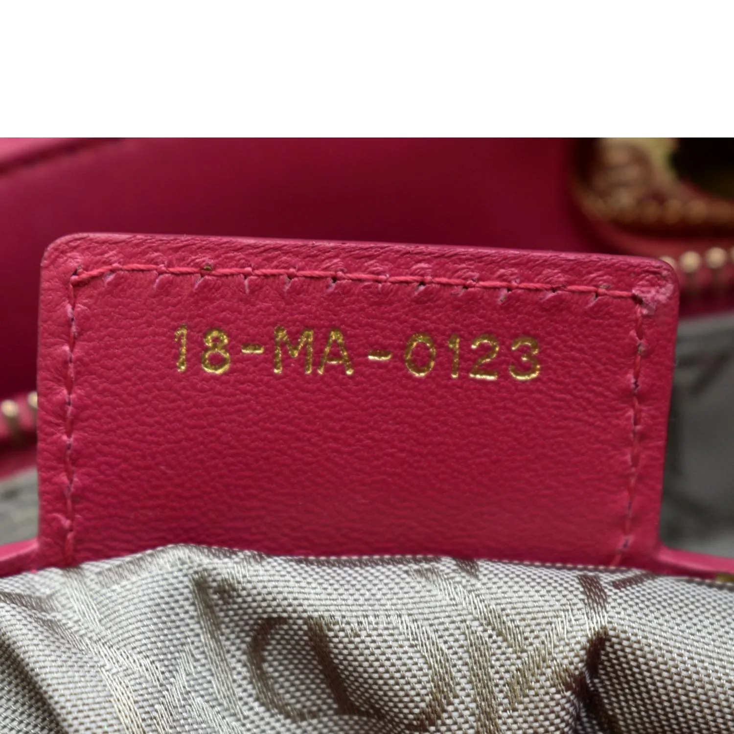 CHRISTIAN DIOR Large Lady Dior Cannage Lambskin Shoulder Bag Pink