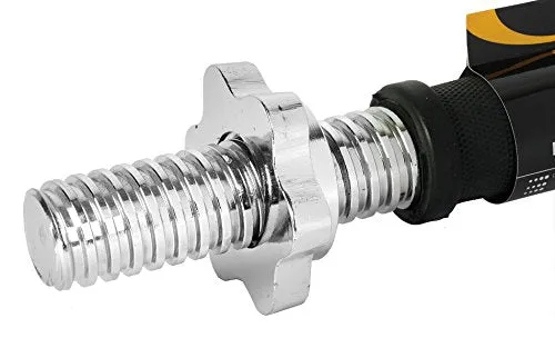 Cockatoo (10 Kg-20 Kg) Professional Dumbbells Set With Regular Metal Integrated (31 mm) Rubber Plates, Dumbbells Kit (10)