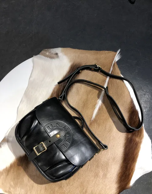 crossbody casual leather bag men's bags leather tanned Vegetable bag leather men Functional messenger Premium collection retro men's shoulder bag