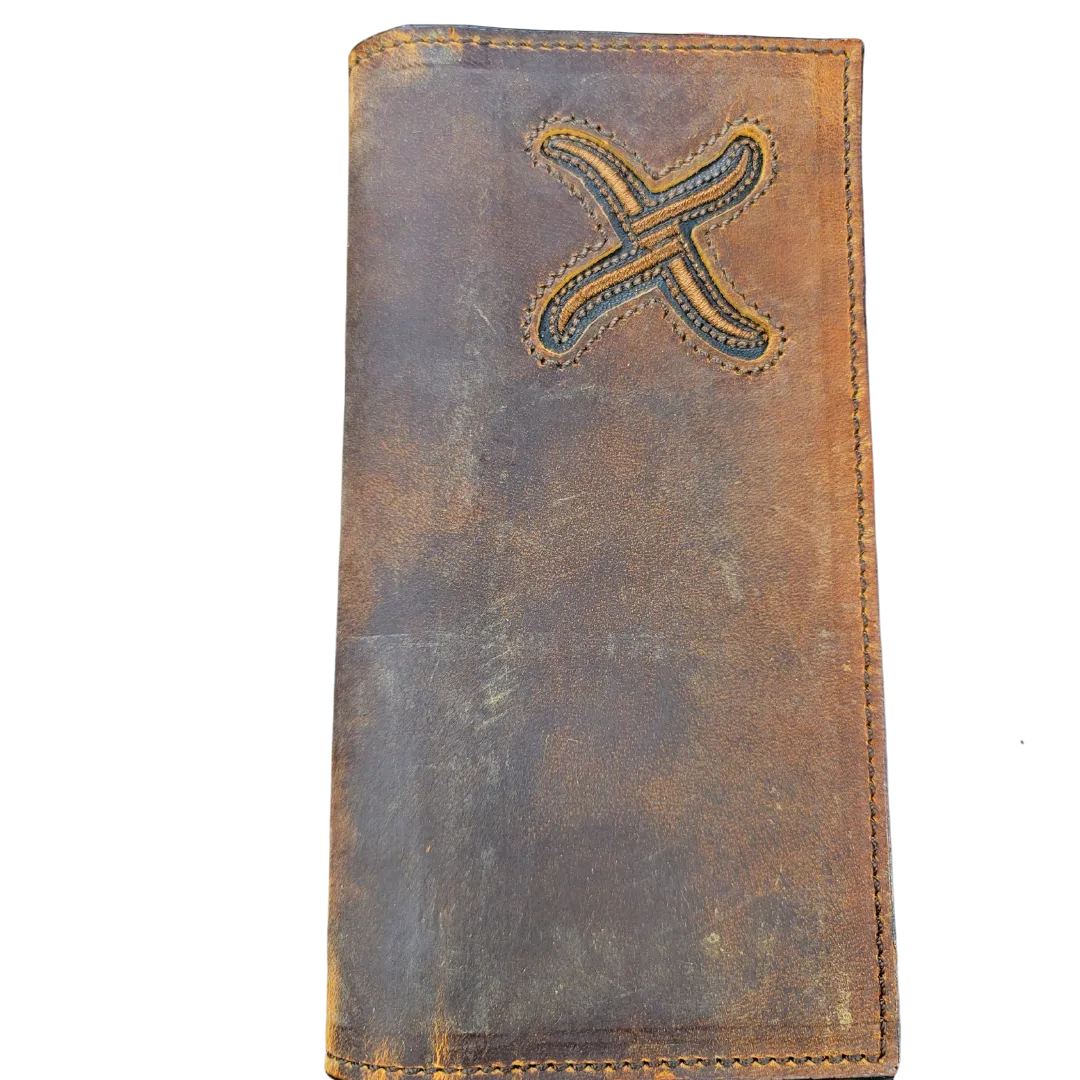 DISTRESSED BOMBER RODEO WALLET