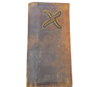 DISTRESSED BOMBER RODEO WALLET