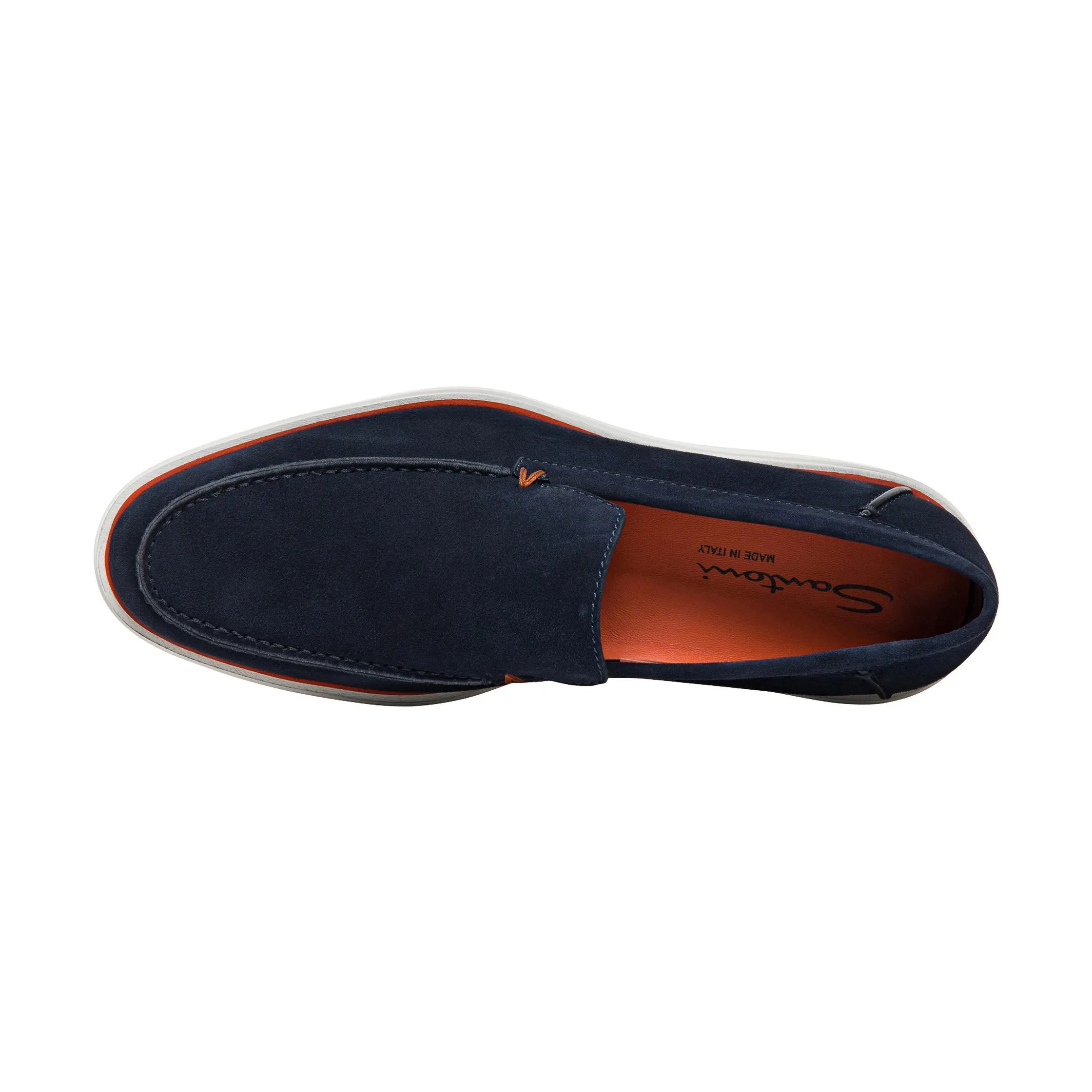 Drain Loafer - Navy Suede