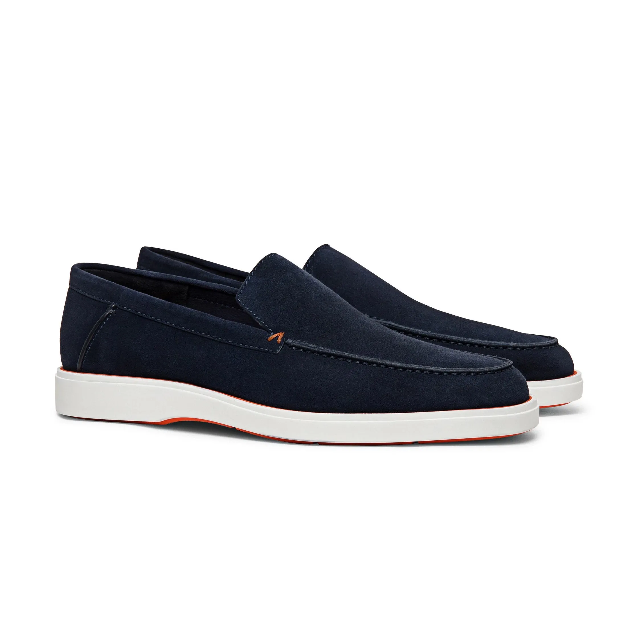 Drain Loafer - Navy Suede
