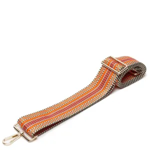 Elie Beaumont Bag Strap - Orange Aztec