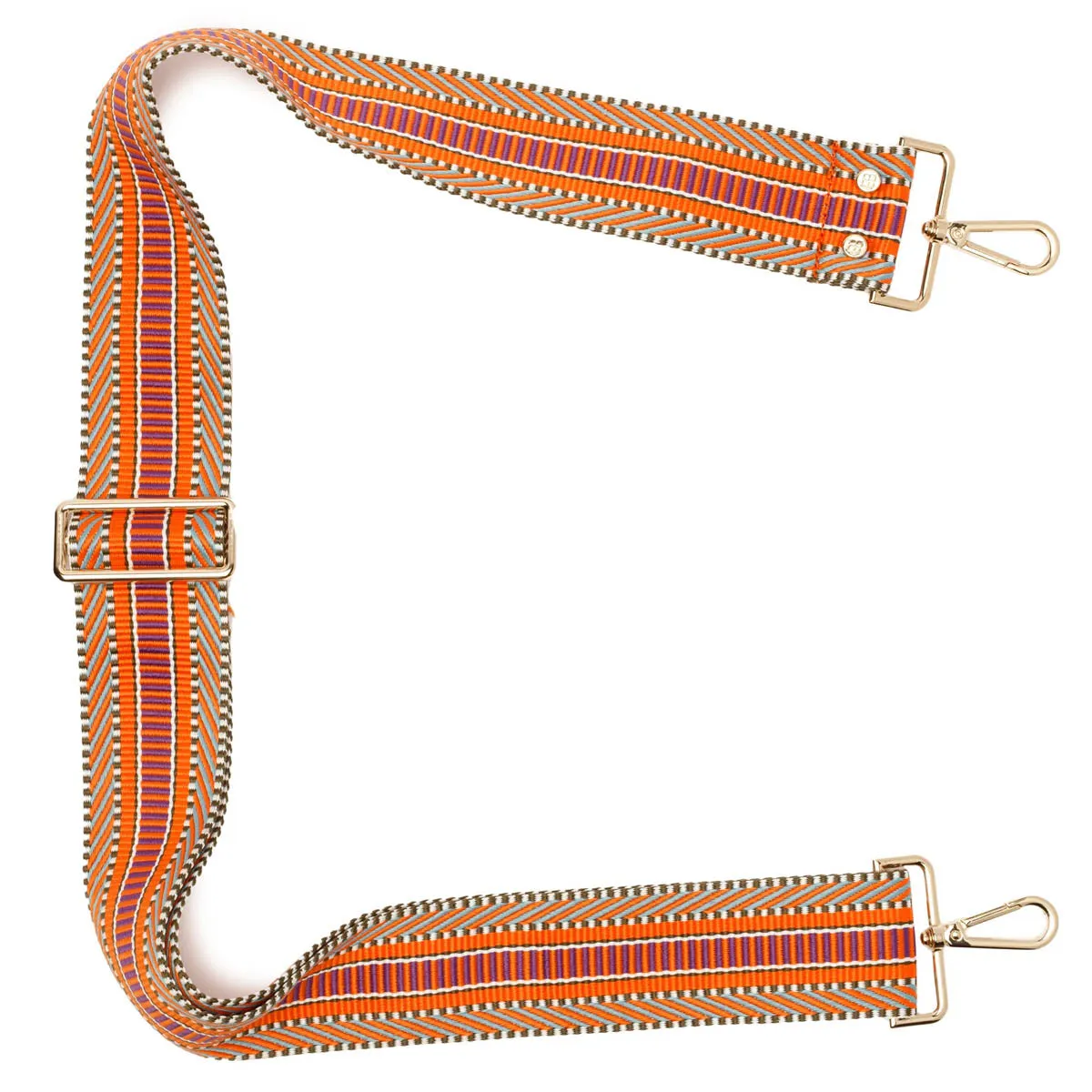 Elie Beaumont Bag Strap - Orange Aztec