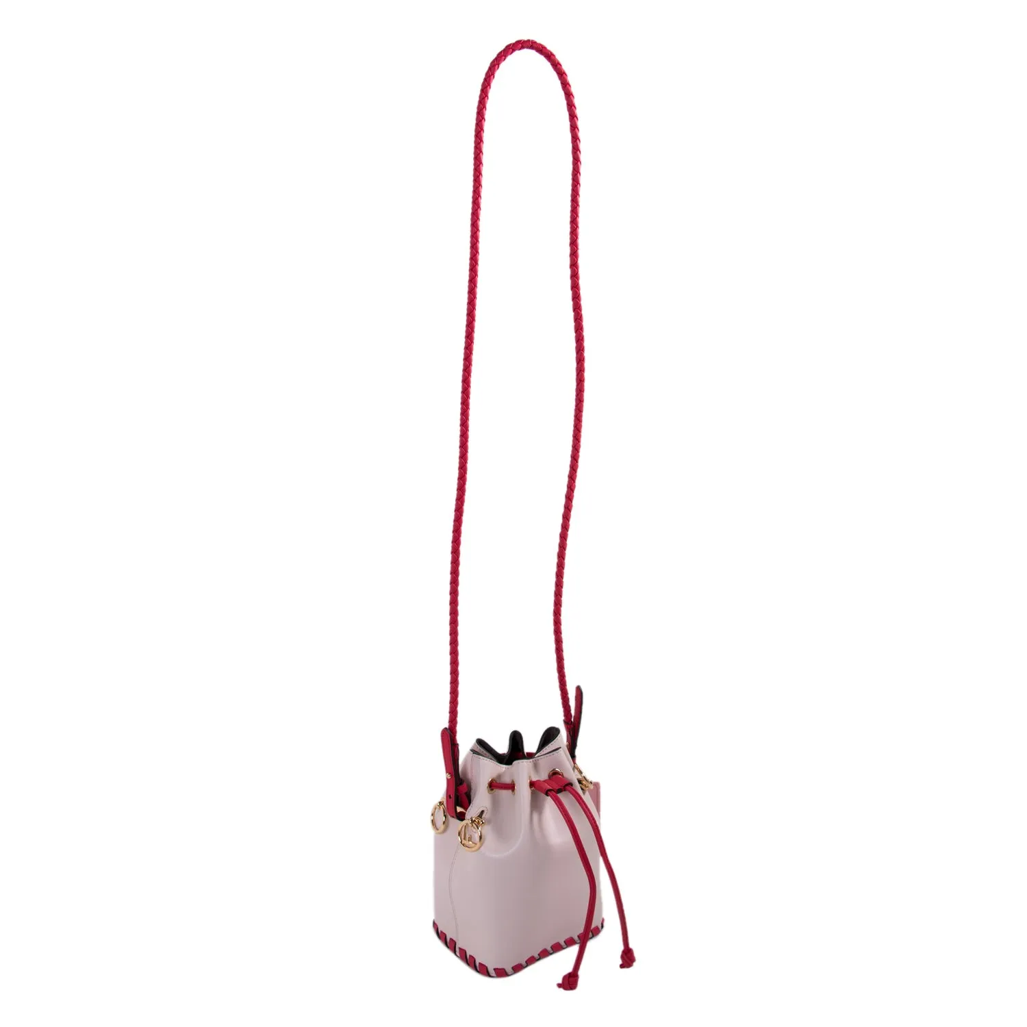 Fendi Mon Tresor Leather Bucket Bag