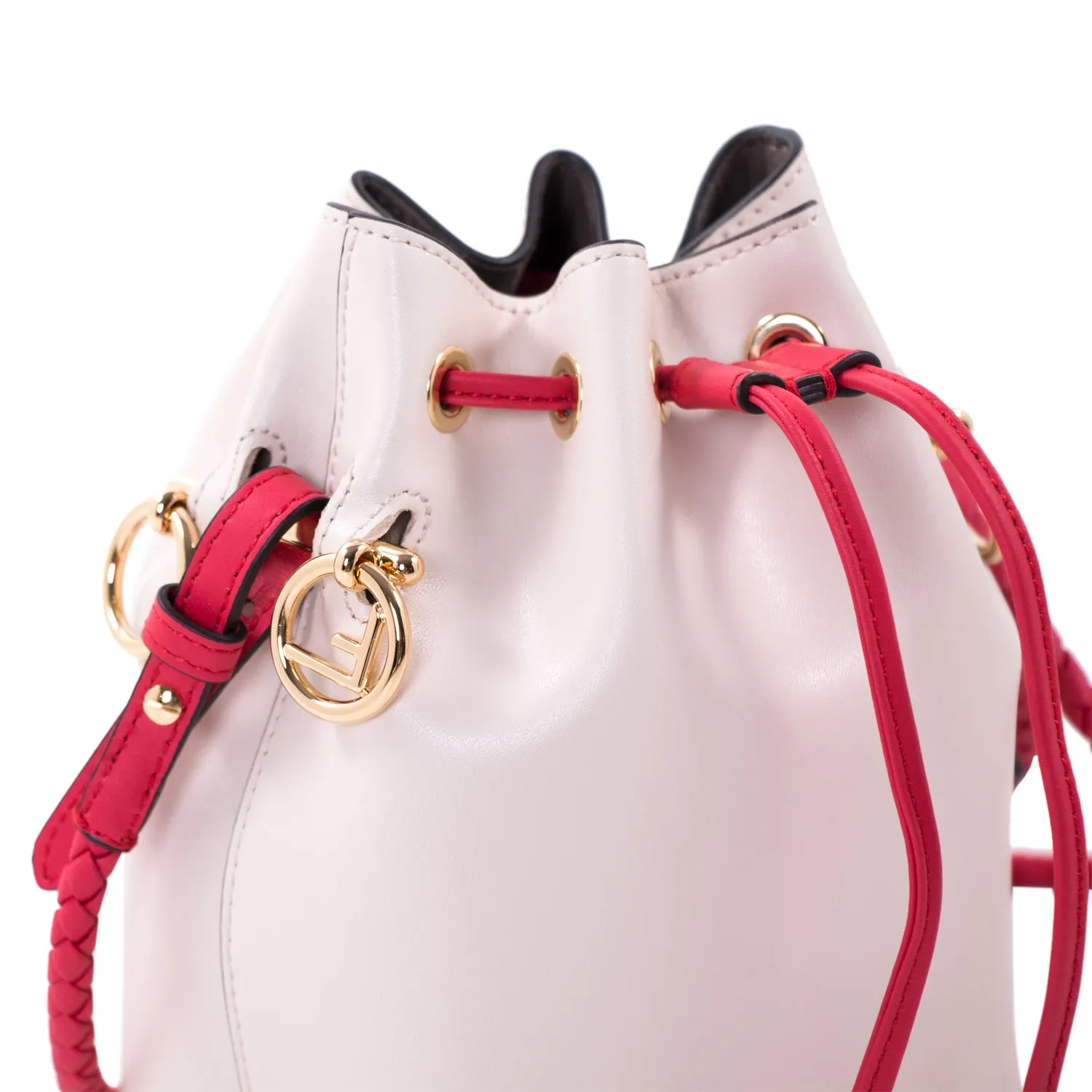 Fendi Mon Tresor Leather Bucket Bag