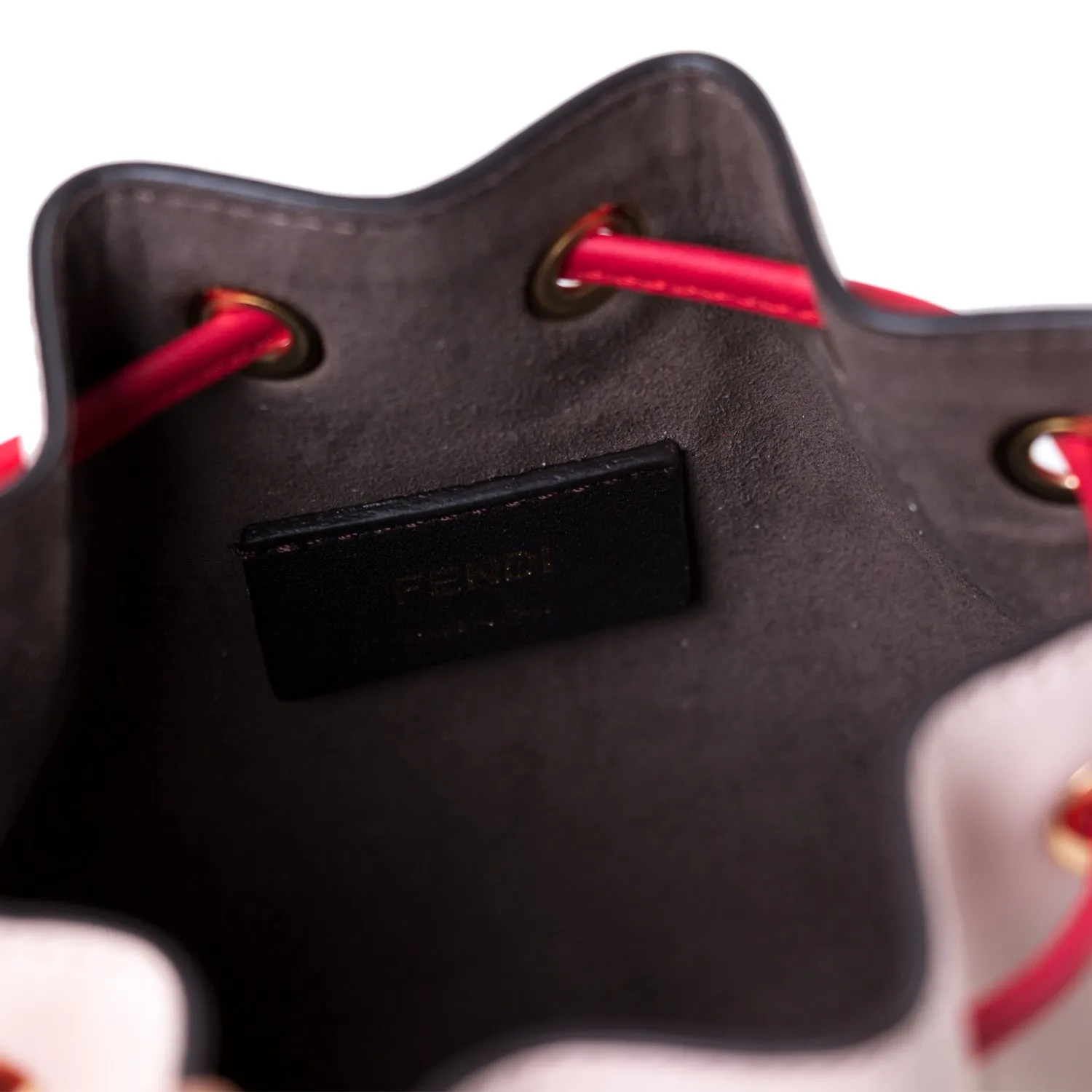 Fendi Mon Tresor Leather Bucket Bag