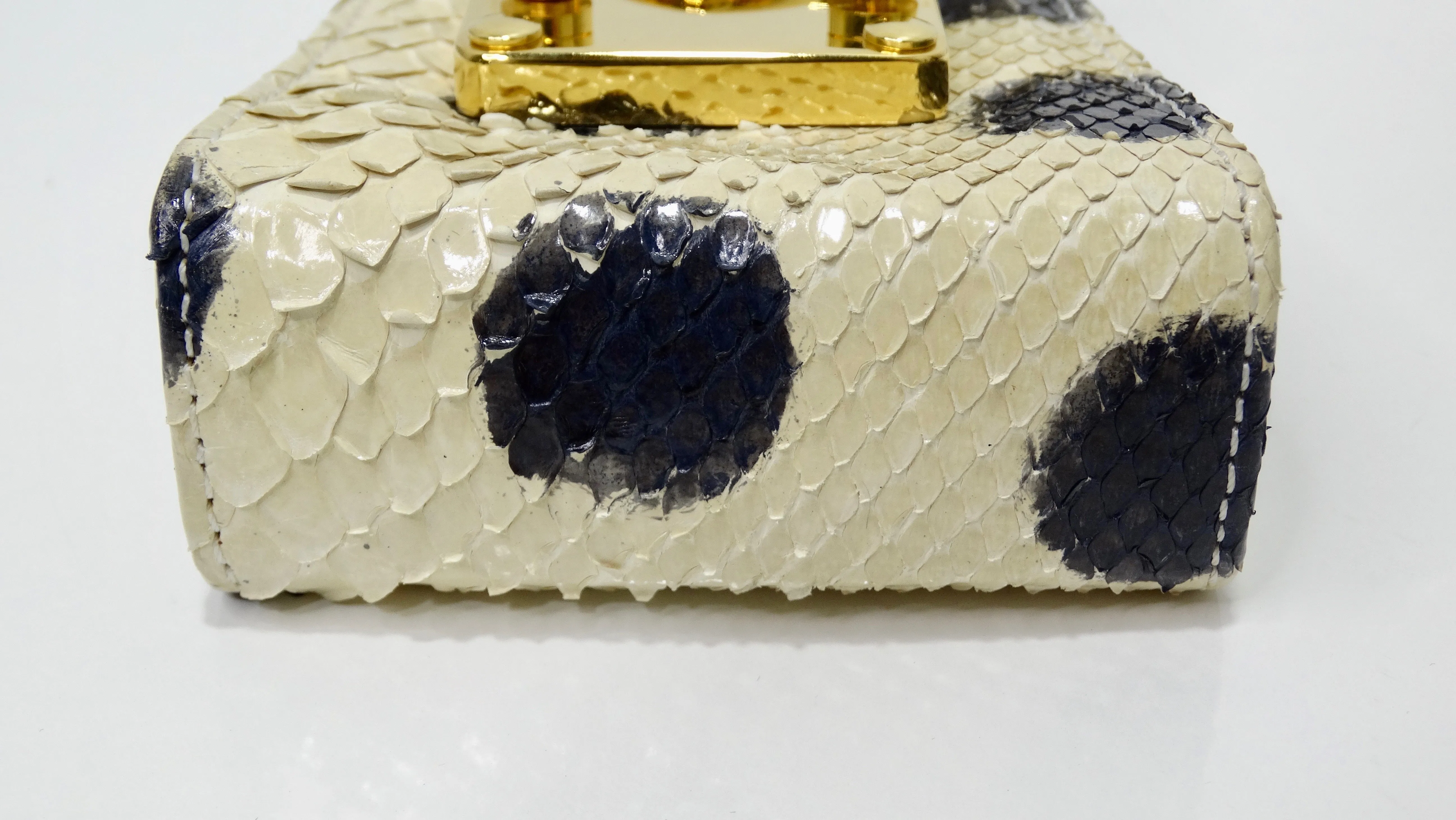 Fendi Python Mini Pouch Necklace