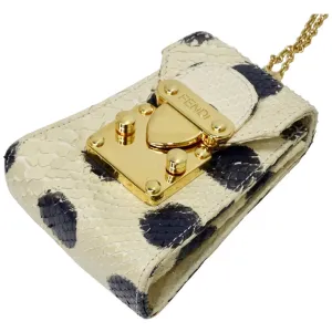 Fendi Python Mini Pouch Necklace