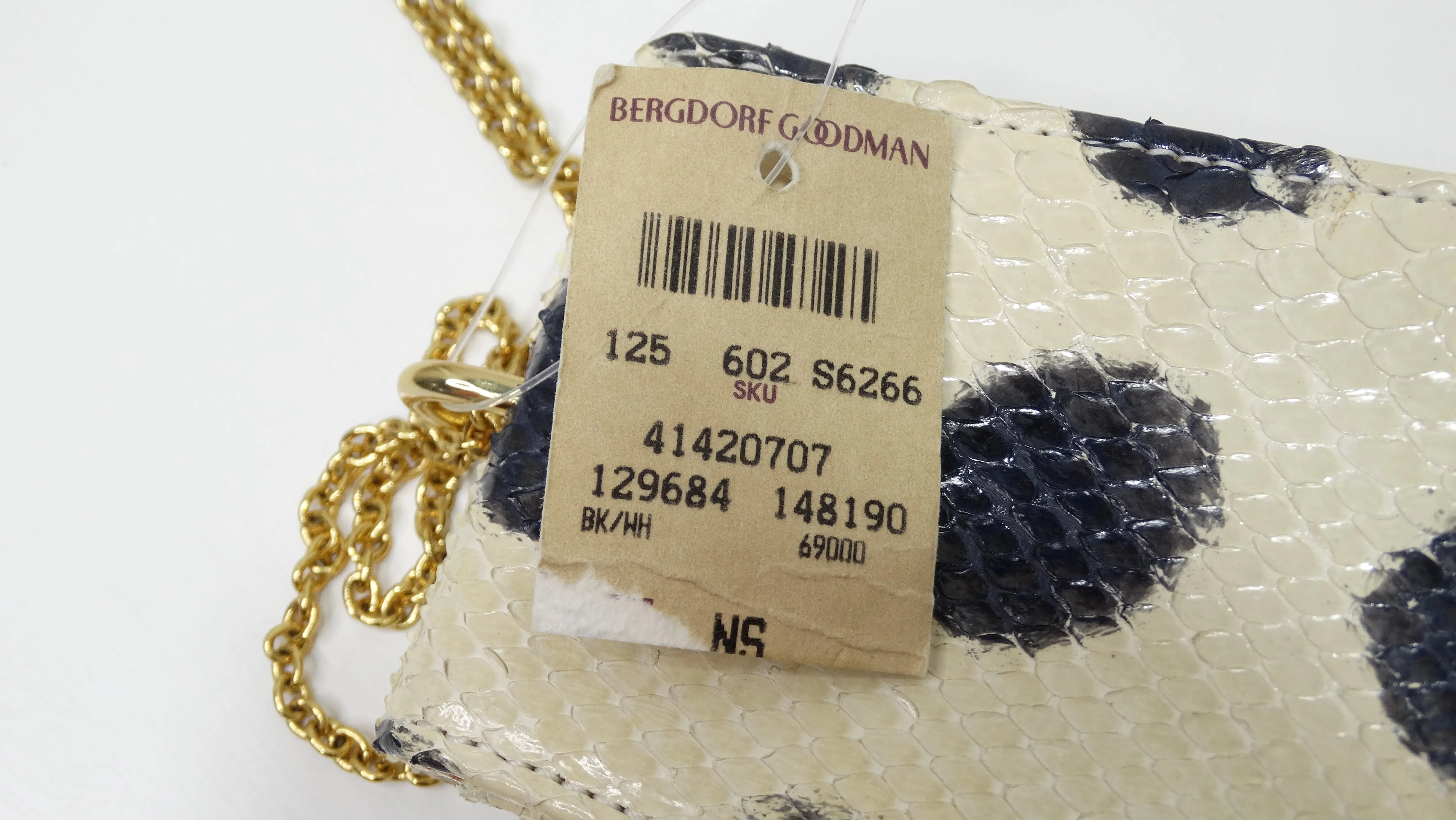 Fendi Python Mini Pouch Necklace
